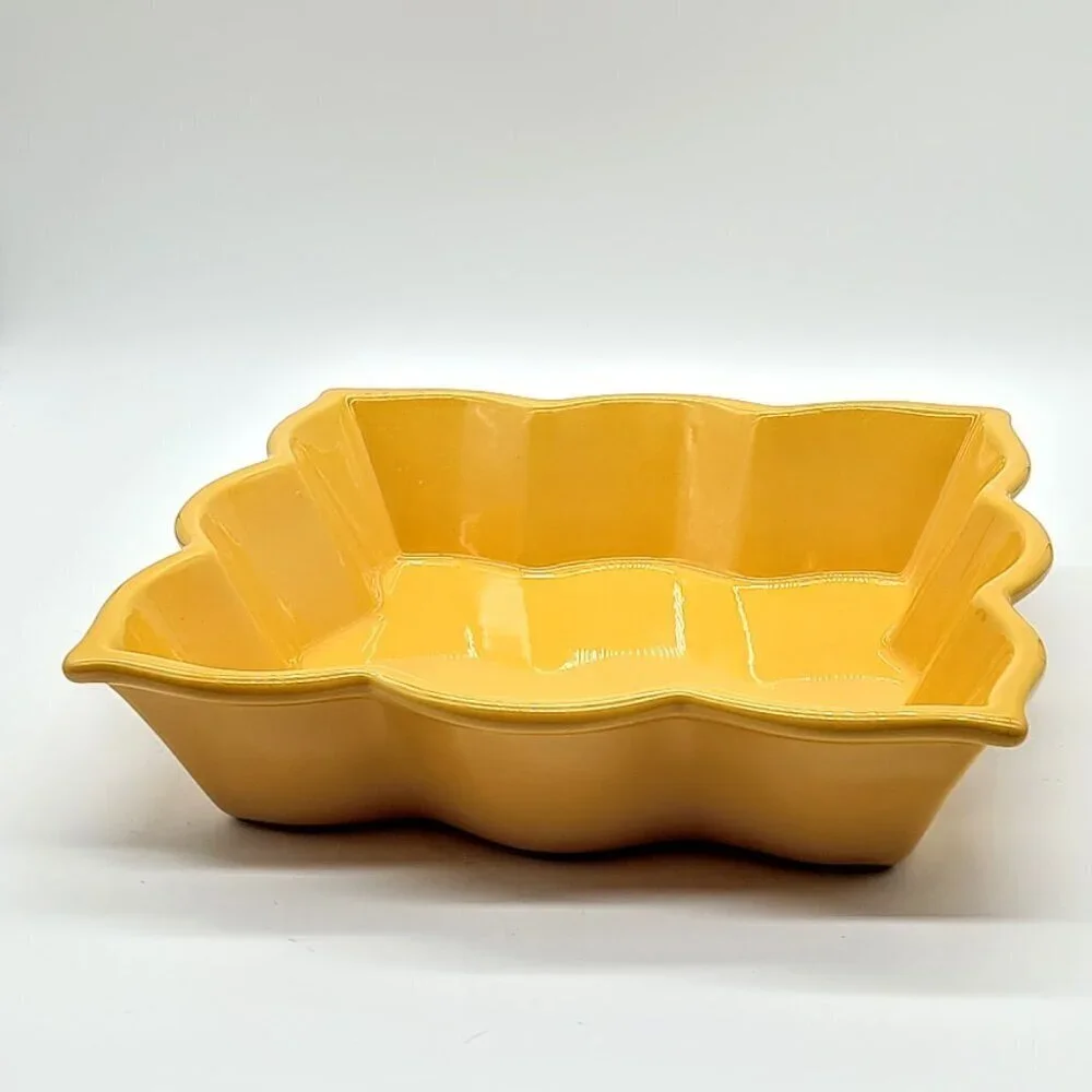 Chantal Talavera Collection Yellow 10-Inch Square Bakeware